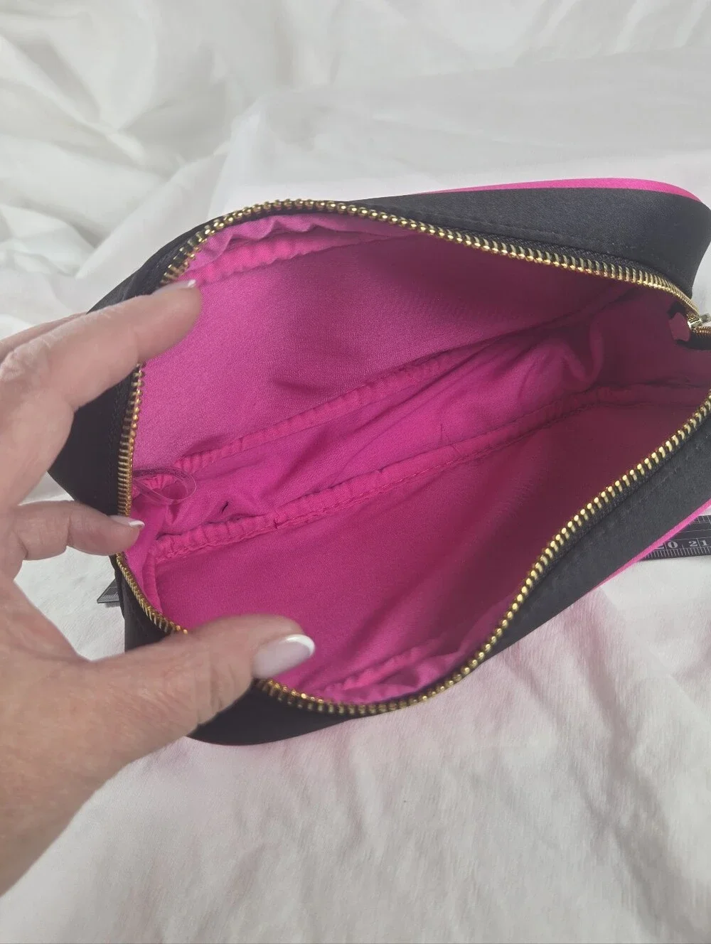 Prada Candy Fuchsia and Black Cosmetic Case